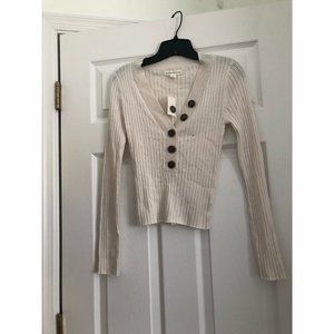 Beige Long Sleeve Sweater